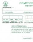 Comprobante de vigencia de derechos empleado doméstico